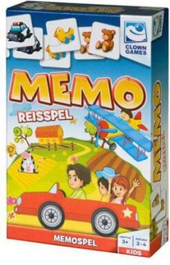 Reisspel Clowngames – 3 Assorti -Speel Actief Verkoop 22223120 clown games pocketgame reisspel memory