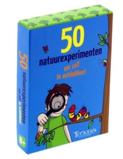50 Kaarten Met Goocheltrucks, Vragen-voor-onderweg, Experimenten In Thema 50 Verbluffende Proefjes -Speel Actief Verkoop 50 natuur experimenten