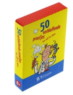 50 Kaarten Met Goocheltrucks, Vragen-voor-onderweg, Experimenten In Thema 50 Verbluffende Proefjes -Speel Actief Verkoop 50 verbluffende proefjes