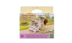 Sylvanian Families Dubbele Kinderwagen SF4533