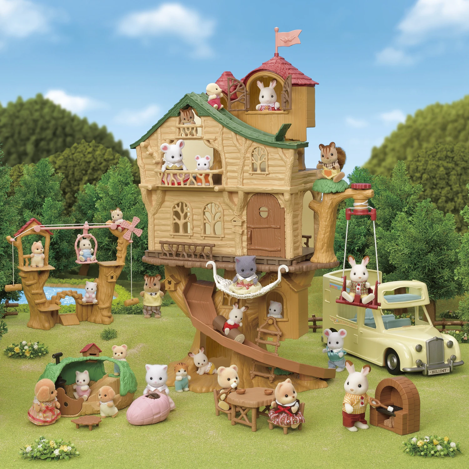 Sylvanian Families Avontuurlijke Boomhut SF5450 9 Sylvanian Families Avontuurlijke Boomhut SF5450 - Afbeelding 7