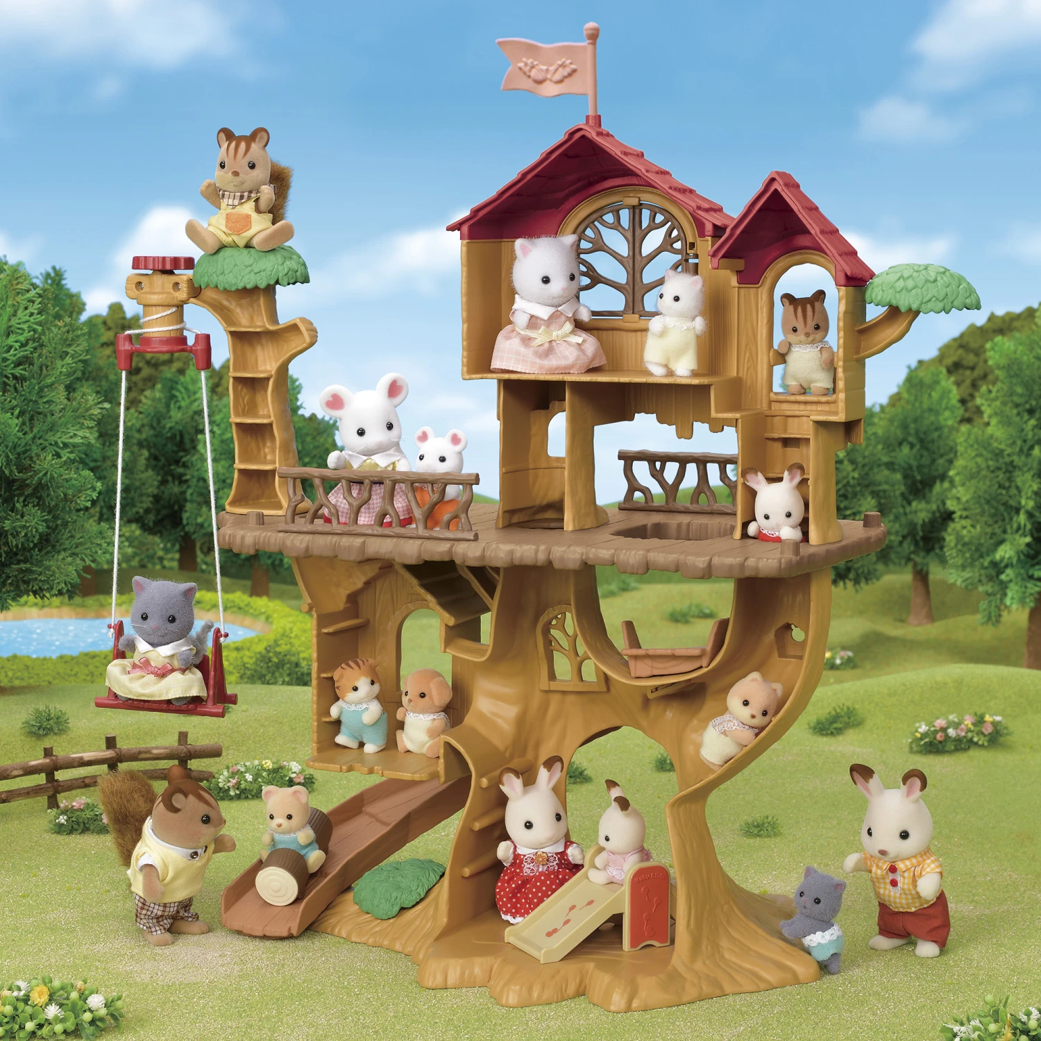 Sylvanian Families Avontuurlijke Boomhut SF5450 8 Sylvanian Families Avontuurlijke Boomhut SF5450 - Afbeelding 6