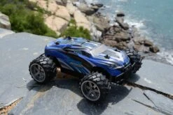 THOMAXX RADIOGRAFISCHE BESTUURBARE AUTO SCHAAL 1:16 X-TRUGGY SHADOW ASSASSIN RTR Blauw -Speel Actief Verkoop 8719689408039 thomaxx rc auto blauw assassin speelactief.nl 1 1
