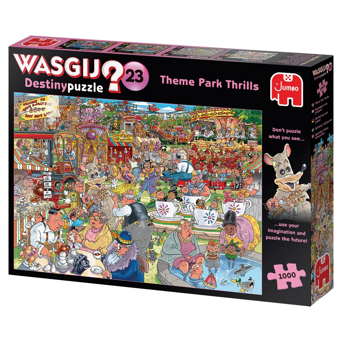 Jumbo 25005 Wasgij-puzzel Destiny-23 Spektakel In Het Pretpark 1000 Stukjes 7 Jumbo 25005 Wasgij-puzzel Destiny-23 Spektakel In Het Pretpark 1000 Stukjes - Afbeelding 5