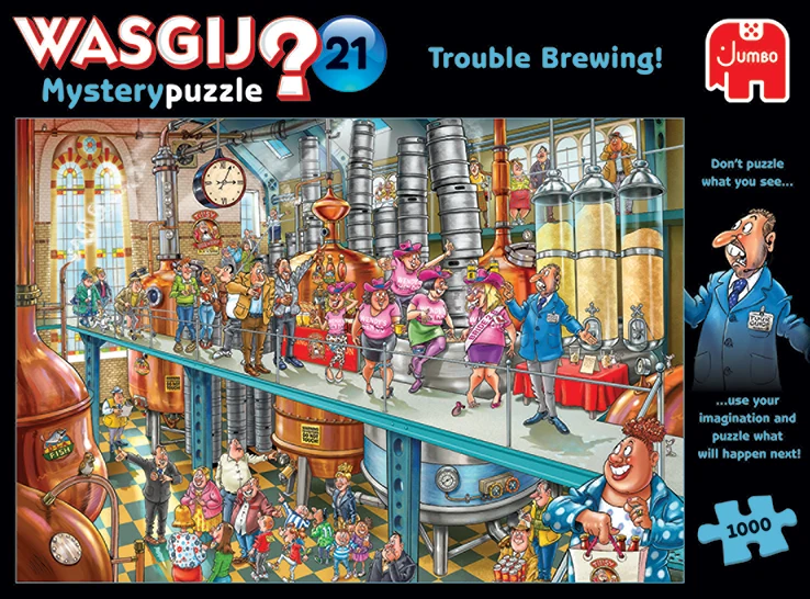 Jumbo 25006 Wasgij-puzzel Mystery-21 Leven In De Brouwerij! 7 Jumbo 25006 Wasgij-puzzel Mystery-21 Leven In De Brouwerij! - Afbeelding 5