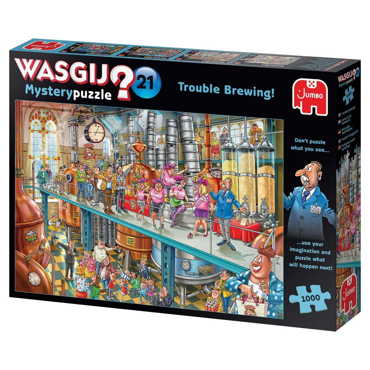 Jumbo 25006 Wasgij-puzzel Mystery-21 Leven In De Brouwerij! 8 Jumbo 25006 Wasgij-puzzel Mystery-21 Leven In De Brouwerij! - Afbeelding 6