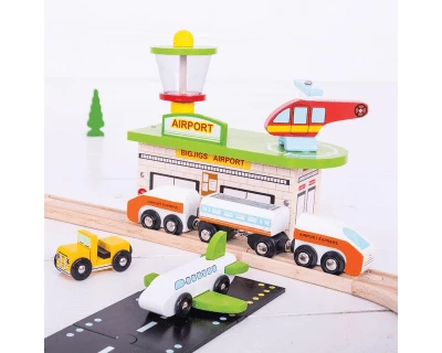 BigJigs BJT018 Houten Trein 124-delige Treinset Transport 12 BigJigs BJT018 Houten Trein 124-delige Treinset Transport - Afbeelding 10