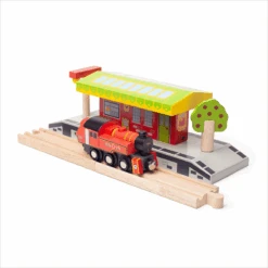 BigJigs BJT493 Houten Locomotief Ivatt Houten Trein -Speel Actief Verkoop BigJigs BJT493 locomotief Ivatt 4