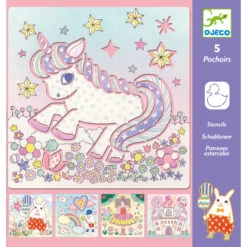 Djeco Tekensjablonen Kawailand Knutselset