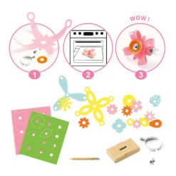 Djeco Ringen Maken Met Krimpfolie DIY -Speel Actief Verkoop Djeco krimpfolie ringen maken knutselpakket 2