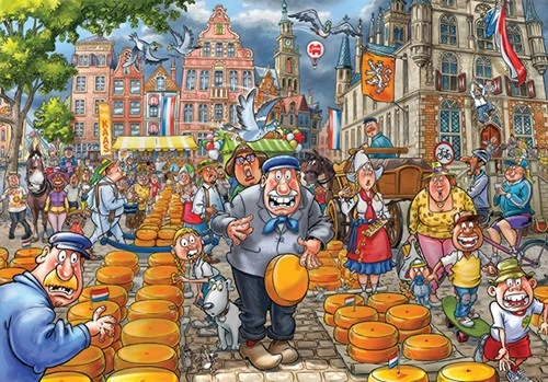 Jumbo 25010 Legpuzzel Wasgij Original 38 Kaasalarm 4 Jumbo 25010 Legpuzzel Wasgij Original 38 Kaasalarm - Afbeelding 2