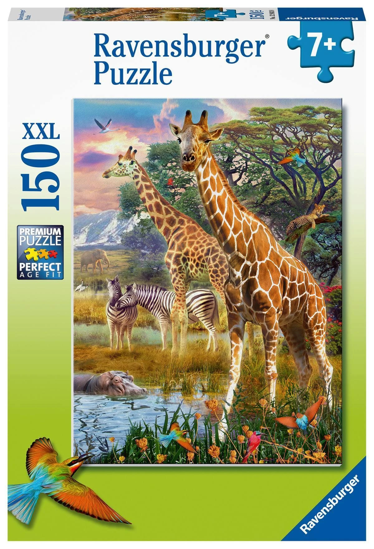 Kleurrijke Savanne Ravensburger Puzzel 129430 150 Stukjes XXL 3 Kleurrijke Savanne Ravensburger Puzzel 129430 150 Stukjes XXL
