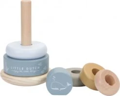 Little Dutch LD7013 Houten Tuimelstapelaar Ocean -Speel Actief Verkoop LD7013 little dutch houten tuimelstapelaar ocean 1