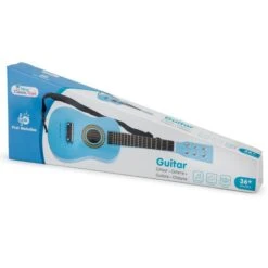 Houten Gitaar Blauw Kindergitaar -Speel Actief Verkoop NCT kinder gitaar blauw houten gitaar
