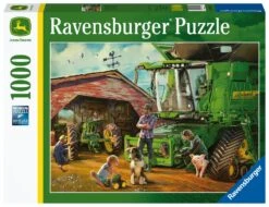 John-Deere-Hakselaar Puzzel Ravensburger 1000-stukjes