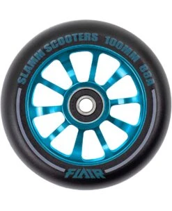 Stuntstep Wiel Aluminium 100mm Slamm Flair 2.0 Met Abec 9 Lagers In Color Zwart 13 Stuntstep Wiel Aluminium 100mm Slamm Flair 2.0 Met Abec 9 Lagers In Color Zwart -Speel Actief Verkoop SL580 2 Slamm 100mm Flair 2.0 Alloy Core Wheel Blue speelactief.nl