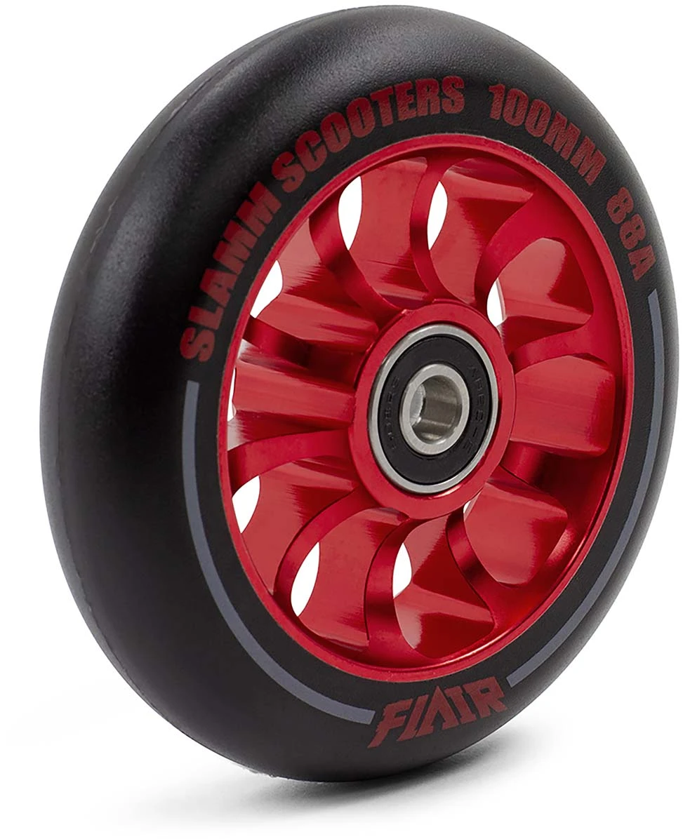 Stuntstep Wiel Aluminium 100mm Slamm Flair 2.0 Met Abec 9 Lagers In Color Zwart 9 Stuntstep Wiel Aluminium 100mm Slamm Flair 2.0 Met Abec 9 Lagers In Color Zwart - Afbeelding 7