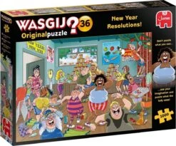 Jumbo Wasgij Puzzel Original-36 Goede-voornemens! 1000-stukjes
