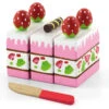 Vigatoys Aardbeiencake (Snijfiguur) 2 Vigatoys Aardbeiencake (Snijfiguur) -Speel Actief Verkoop aardbeien cake vigatoys 51324