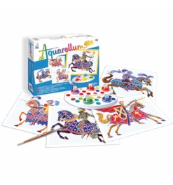 Aquarellum Junior Ridders – Knutselpakket Schilderen Sentosphere -Speel Actief Verkoop aquarellum junior ridders sentosphere 32695 schilderen
