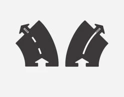 WaytToPlay Rubber Baandelen Bochten 45 Graden 2 Pc 6 WaytToPlay Rubber Baandelen Bochten 45 Graden 2 Pc -Speel Actief Verkoop baanstuk bocht waytoplay 89520202 1