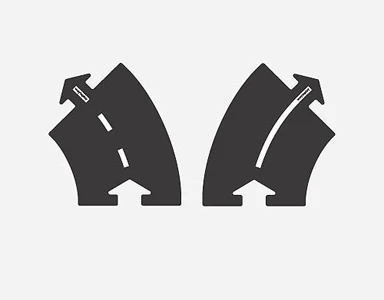 WaytToPlay Rubber Baandelen Bochten 45 Graden 2 Pc 3 WaytToPlay Rubber Baandelen Bochten 45 Graden 2 Pc