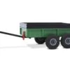 BERG Tandem Trailer XL Green Skelter Aanhangwagen