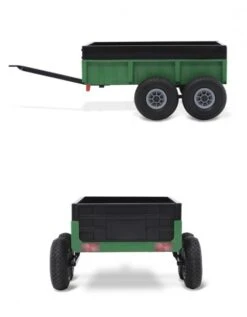BERG Tandem Trailer XL Green Skelter Aanhangwagen 9 BERG Tandem Trailer XL Green Skelter Aanhangwagen -Speel Actief Verkoop berg tandem trailer xl 2