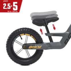BERG BIKY Trial Groen Loopfiets 12 Inch Handrem -Speel Actief Verkoop bergtoys biky cross grey 12 inch loopfiets speelactief.nl berg 9 1