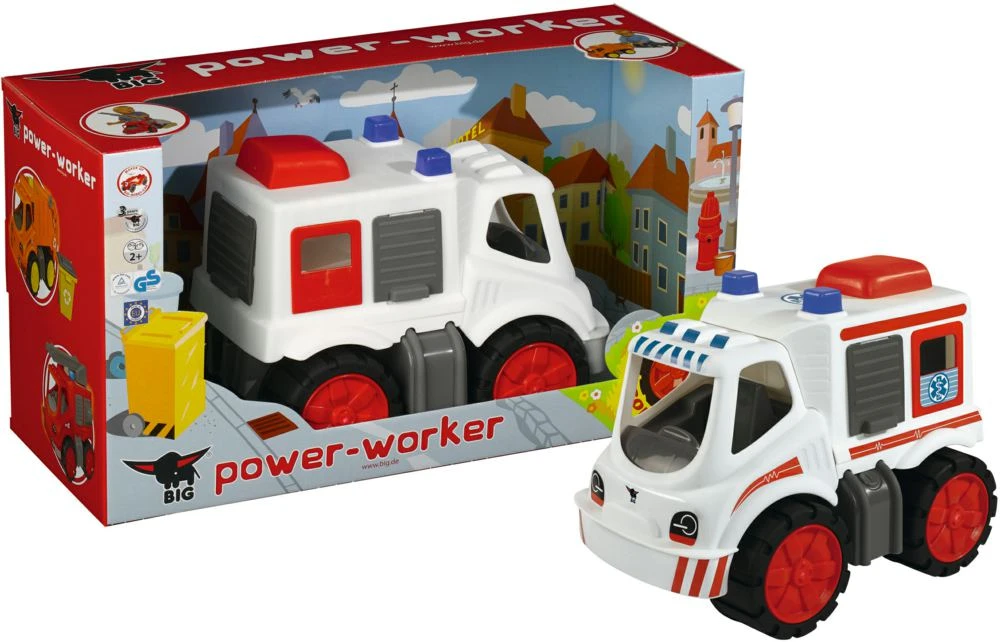 BIG Power Worker Midi Ambulance Zandbakspeelgoed 7 BIG Power Worker Midi Ambulance Zandbakspeelgoed - Afbeelding 5