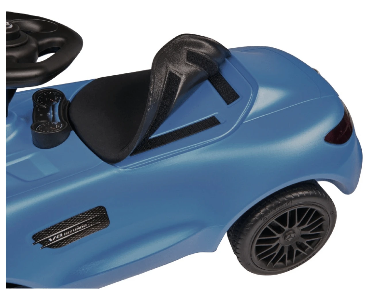 BIG Bobbycar Loopauto Mercedes AMG GT Blauw 4 BIG Bobbycar Loopauto Mercedes AMG GT Blauw - Afbeelding 2