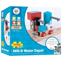 BigJigs BJT251 Melk En Water Depot -Speel Actief Verkoop bigjigs bjt251 milk and water depot 2