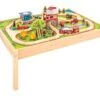 BigJigs BJT049 Treintafel Brandweer Spoortafel Houten Trein -Speel Actief Verkoop bigjigs bt049 brandwweer trein set en tafel 1