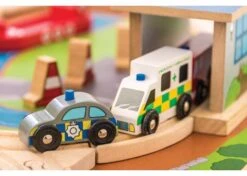 BigJigs BJT049 Treintafel Brandweer Spoortafel Houten Trein 11 BigJigs BJT049 Treintafel Brandweer Spoortafel Houten Trein -Speel Actief Verkoop bigjigs bt049 brandwweer trein set en tafel 3