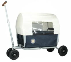 Beachtrekker Life Huif Bolderwagen -Speel Actief Verkoop bolderwagen opvouwbaar beachtrekker life blauw met huif