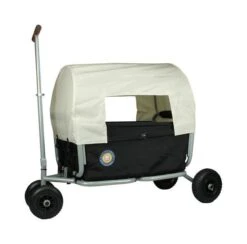 Beachtrekker Life Huif Bolderwagen -Speel Actief Verkoop bolderwagen opvouwbaar beachtrekker life zwart met huif 1
