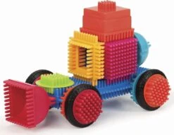 Bristle Blocks 80pcs In Ton Kunststof Blokken -Speel Actief Verkoop bristle blocks kunststof blokken in ton 80 delig 1 1