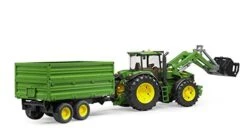 Bruder 3055 John-Deere 7930 + Voorlader En Aanhangwagen 10 Bruder 3055 John-Deere 7930 + Voorlader En Aanhangwagen -Speel Actief Verkoop bruder 3055 john deere tractor met voorlader en aanhanger 1 1