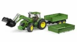 Bruder 3055 John-Deere 7930 + Voorlader En Aanhangwagen 11 Bruder 3055 John-Deere 7930 + Voorlader En Aanhangwagen -Speel Actief Verkoop bruder 3055 john deere tractor met voorlader en aanhanger 3