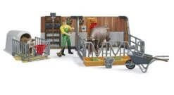 Bruder 62611 Koe- En Kalverstal Met Boer -Speel Actief Verkoop bruder 62611 koe en kalverstal met boer 3