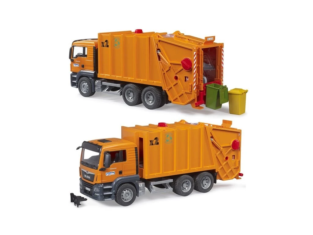 Bruder 3760 Vuilniswagen Vrachtauto MAN TGS 26-500 4 Bruder 3760 Vuilniswagen Vrachtauto MAN TGS 26-500 - Afbeelding 2