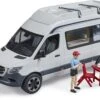 Bruder 2672 MB-Sprinter Camper Met Vakantieman -Speel Actief Verkoop bruder mb mercedes sprinter camper met vakantieman