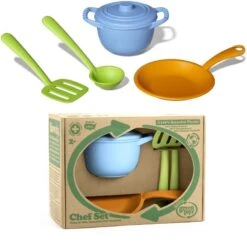 Green Toys Green-Toys Chef Kok-set Pannen-set -Speel Actief Verkoop chef kok set green toys 3