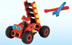 HEROS Constructor 84 Brandweerwagen Houten Constructieset -Speel Actief Verkoop constructor heros fantasy brandweer ladderwagen 1