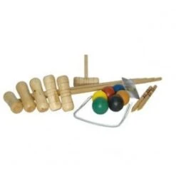 Croquet Family; 6 Spelers Berkenhout -Speel Actief Verkoop croquetset family bex