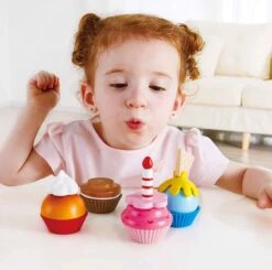 Cupcakes Hape (4 Stuks) -Speel Actief Verkoop cupcakes hape e3157 2