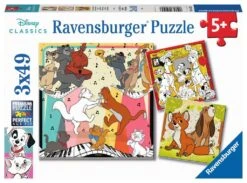 Disney Multiproperty – Ravensburger – 3 X 49 Stukjes