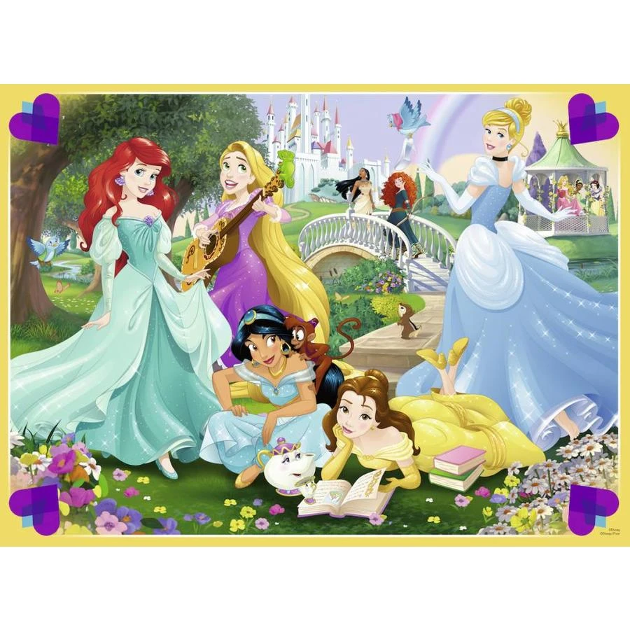 Disney Princess Puzzel Ravensburger 100 Stukjes XXL 4 Disney Princess Puzzel Ravensburger 100 Stukjes XXL - Afbeelding 2