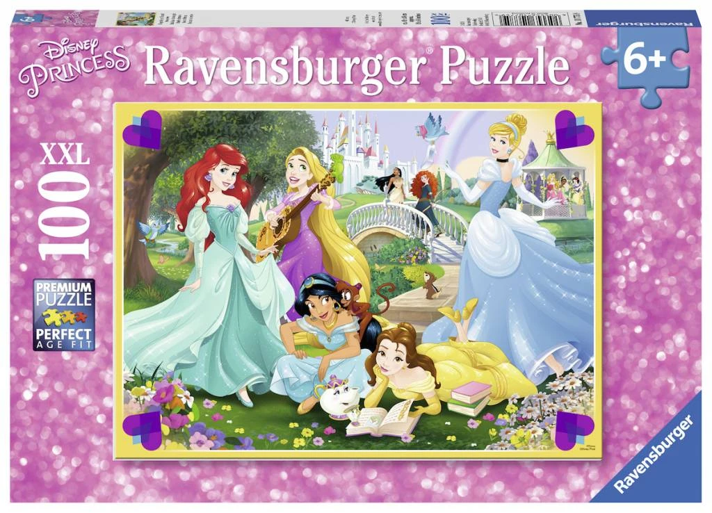 Disney Princess Puzzel Ravensburger 100 Stukjes XXL 3 Disney Princess Puzzel Ravensburger 100 Stukjes XXL