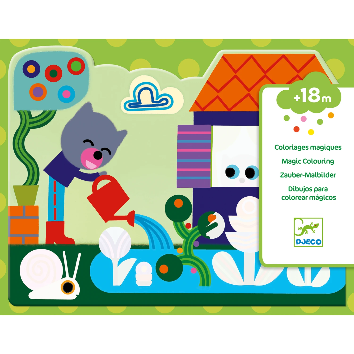 Djeco Magische Kleurplaten In-de-Tuin – Kleuren Met Water 3 Djeco Magische Kleurplaten In-de-Tuin – Kleuren Met Water